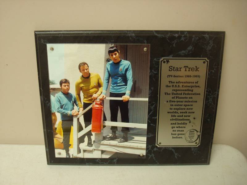 lot 40 image: Star Trek Collector Plaque