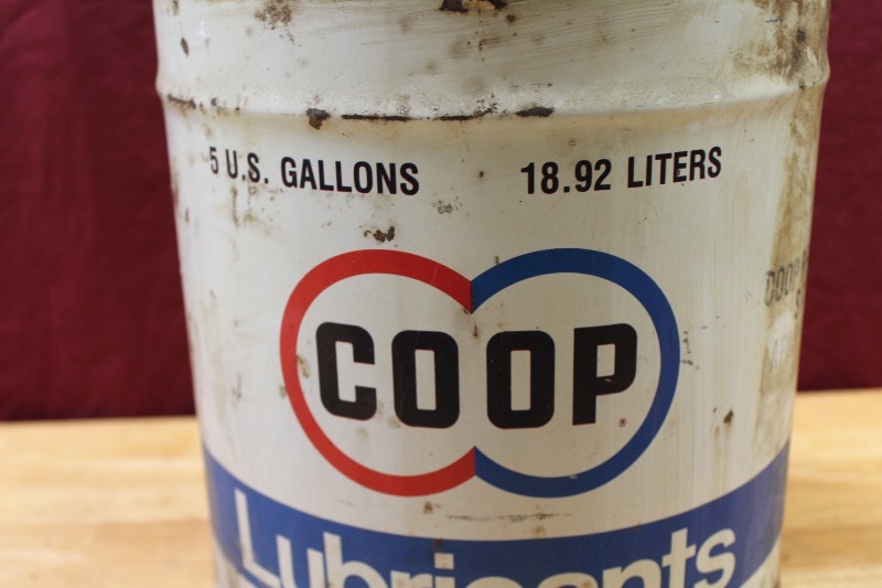 5 US Gallons Co-op Lubricants Can
