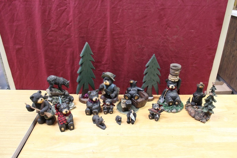 Large lot of Bear Figurines