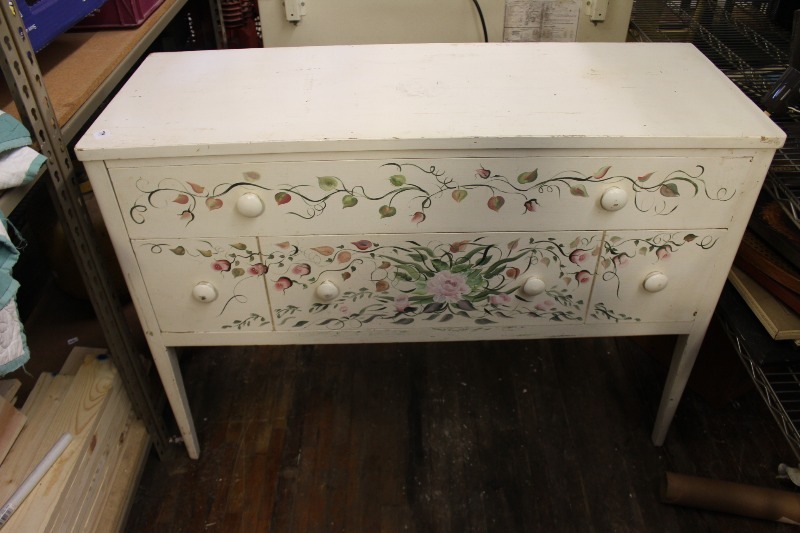 Vintage Painted Side Board