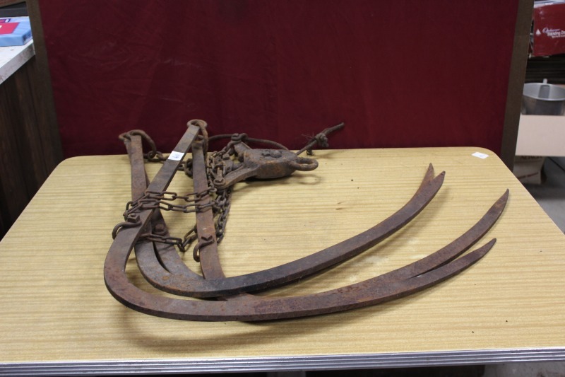 Antique Block Ice Lifter
