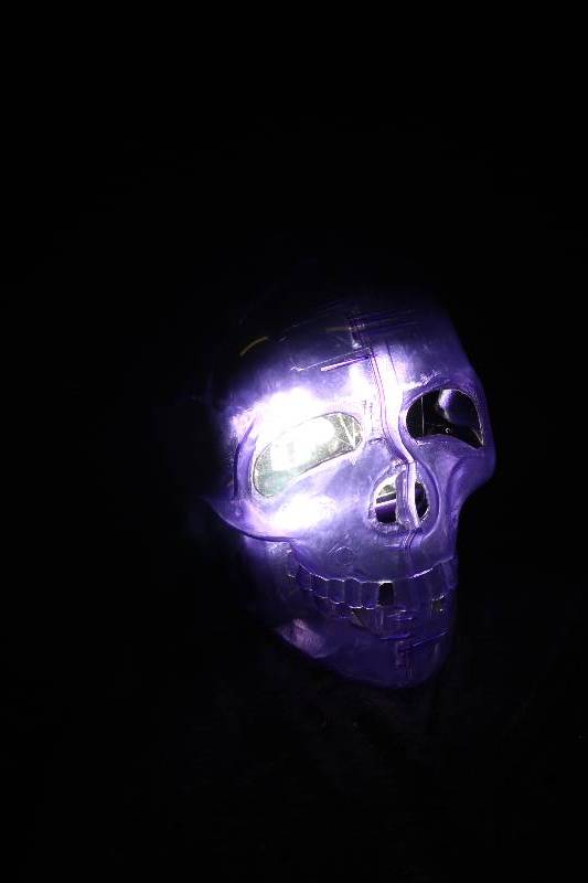 Skull strobe light
