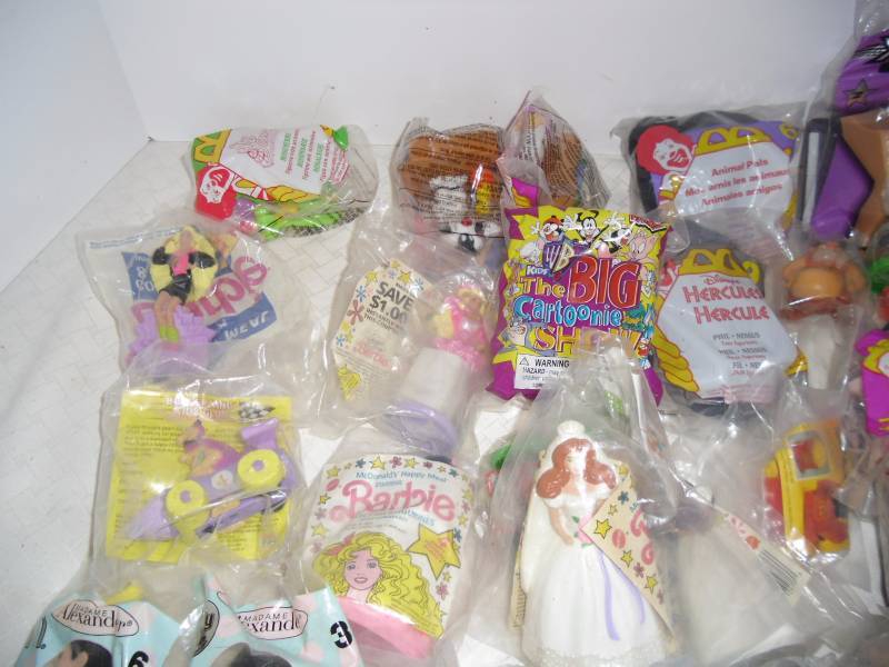25 McDonalds Fast Food Kids Meal Toys in Unopened Packages