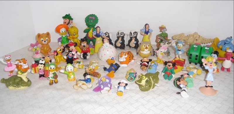Final Lot of Fast Food Kids Meal Toys & other little PVC Figures