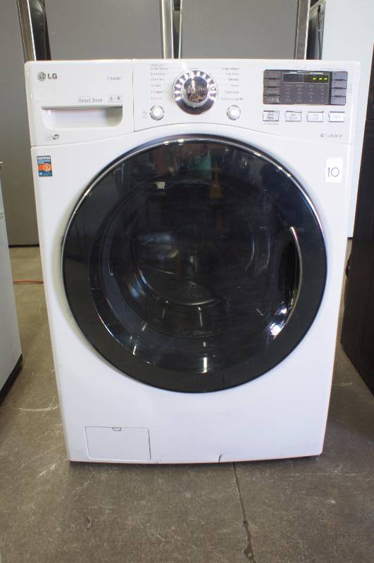 lot 9 image: LG Washer - Model # (WM3570HWA)