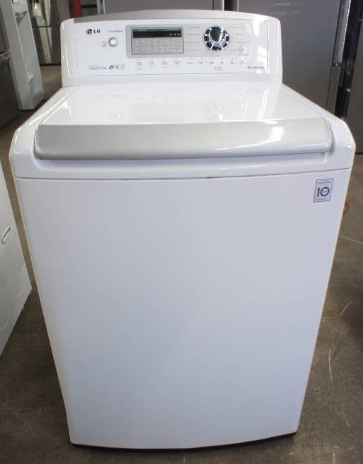 lot 5 image: LG Washer - Model # (WT4970CW)