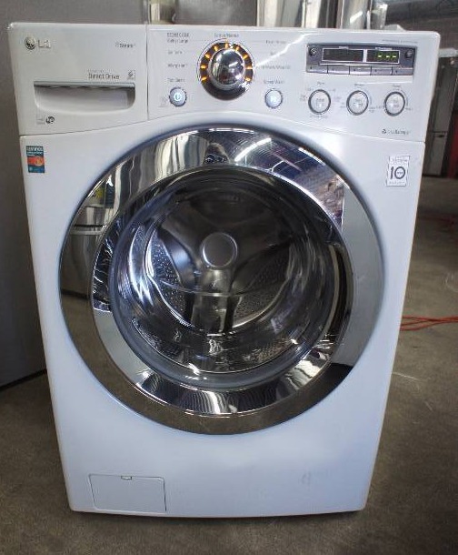 lot 8 image: LG Washer Model # (WM3250HWA)