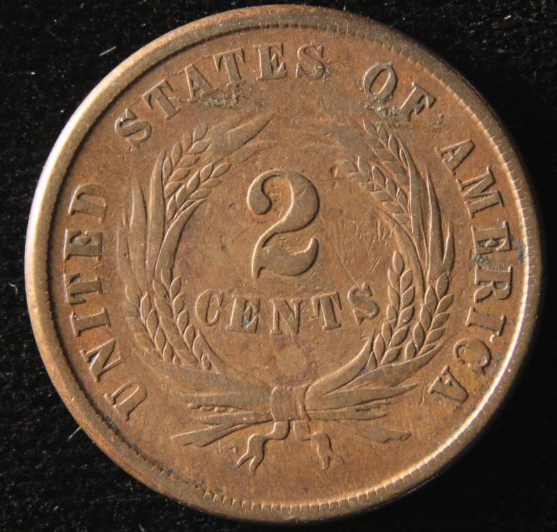 lot 31 image: 1864 TWO CENT PIECE FINE
