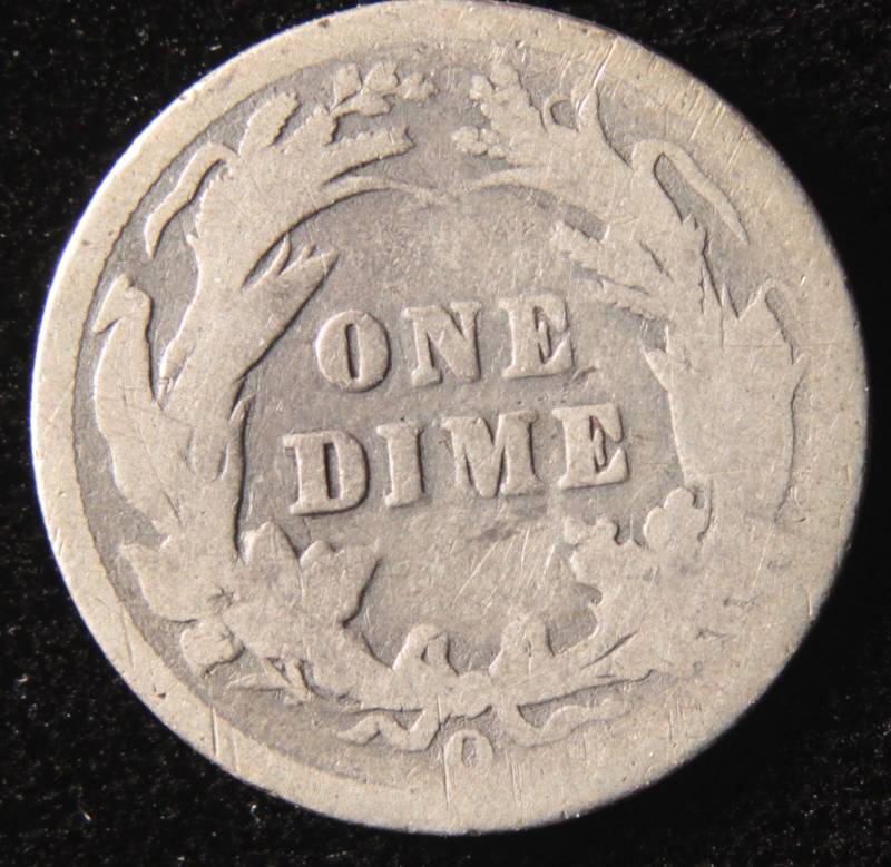 lot 32 image: 1898 O BARBER SILVER DIME