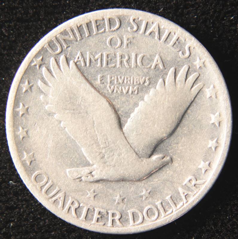 lot 37 image: 1929 S STANDING LIBERTY SILVER QUARTER FINE
