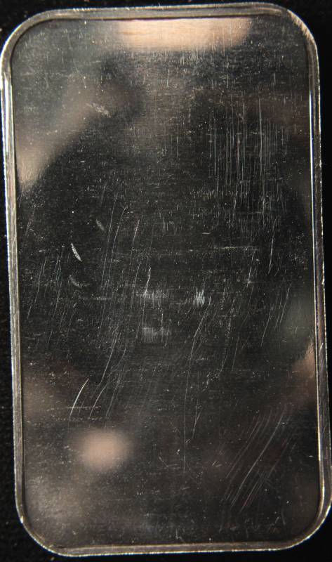 lot 36 image: 1 TROY Oz. 999 FINE SILVER BAR JM REFINERS