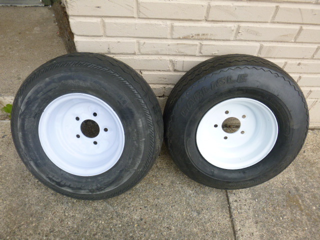 lot 12 image: 2 New Carlisle USA Trail Tires