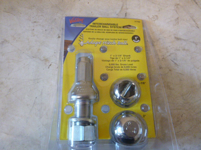 lot 25 image: Valley Interchangeable Trailer Ball System
