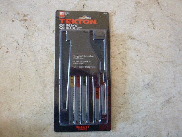 lot 48 image: Tekton 8 Piece Jigsaw Blade Set