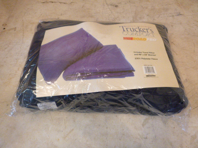 lot 66 image: Road Pro Truckers Comfort Travel Pillow and Blanket