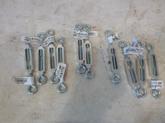 lot 76 image: 10 Turnbuckles