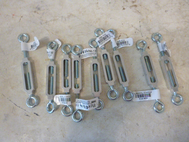 lot 77 image: 9 Turnbuckles