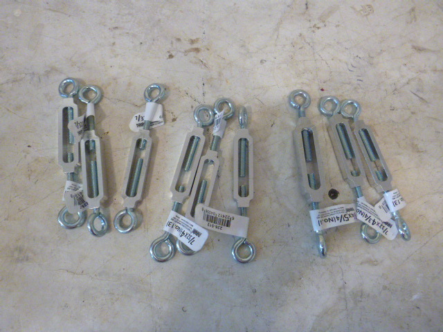 lot 78 image: 9 Turnbuckles