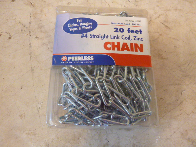 lot 81 image: Peerless #4 Straight Link Coil Chain