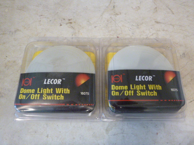 lot 101 image: 2 Lecor Hardwire Dome Lights