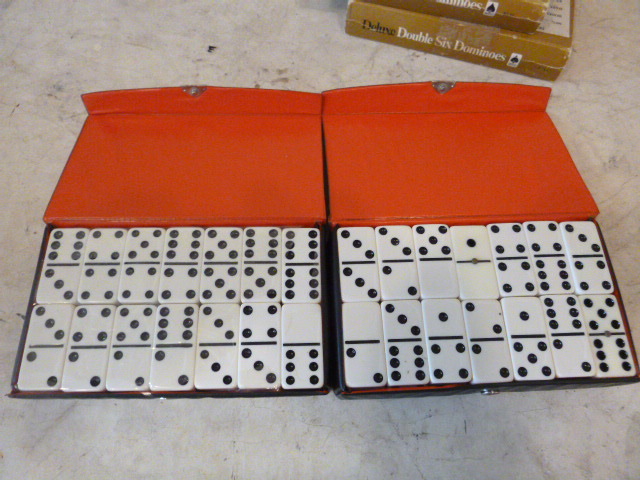 lot 112 image: 2 Cases of Hoyle Deluxe Double Six Dominoes