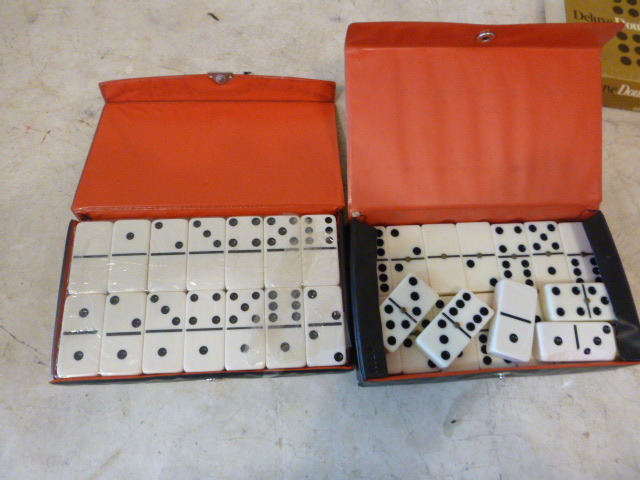 lot 113 image: 2 Cases of Hoyle Deluxe Double Six Dominoes