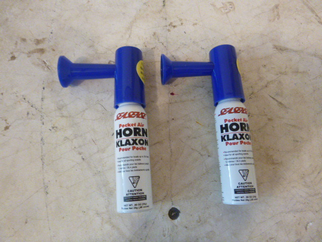 lot 117 image: 2 Seasense Pocket Air Horns