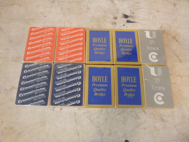 lot 120 image: 10 Decks of Cards