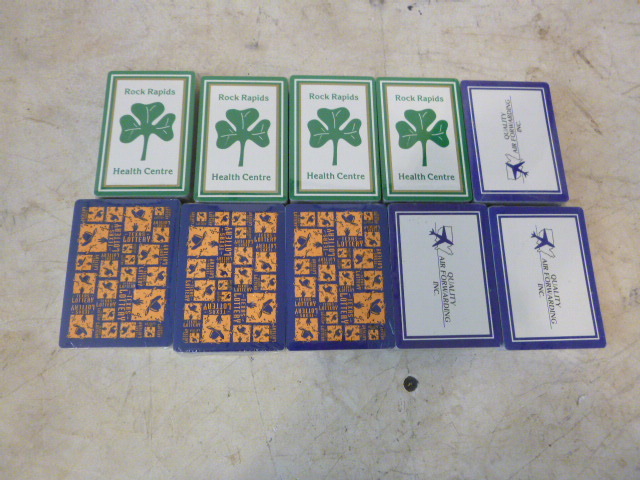 lot 123 image: 10 Decks of Cards