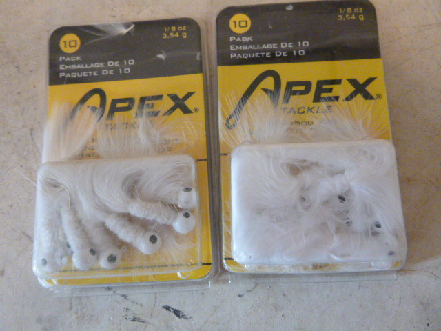 lot 153 image: 2 Packs of Apex Lead Jigs