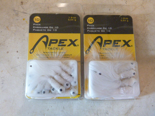 lot 154 image: 2 Packs of Apex Lead Jigs