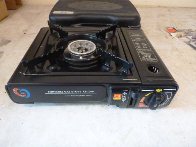 lot 160 image: CI Portable Gas Stove