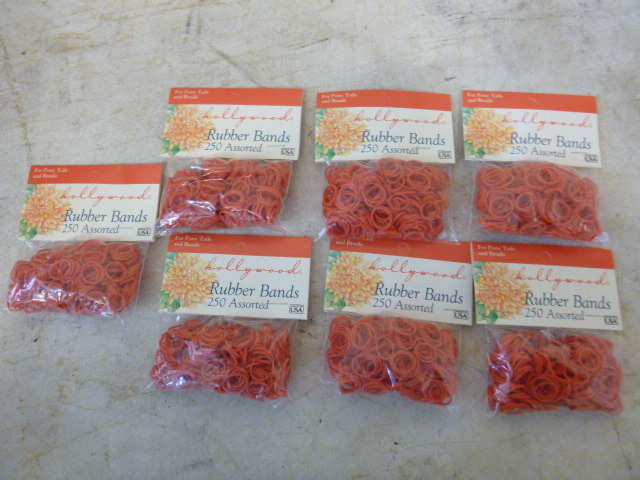 lot 181 image: 7 Packages of Hollywood Rubber Bands