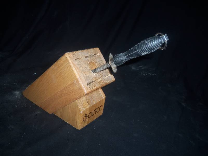 Knife Block & Sharpener