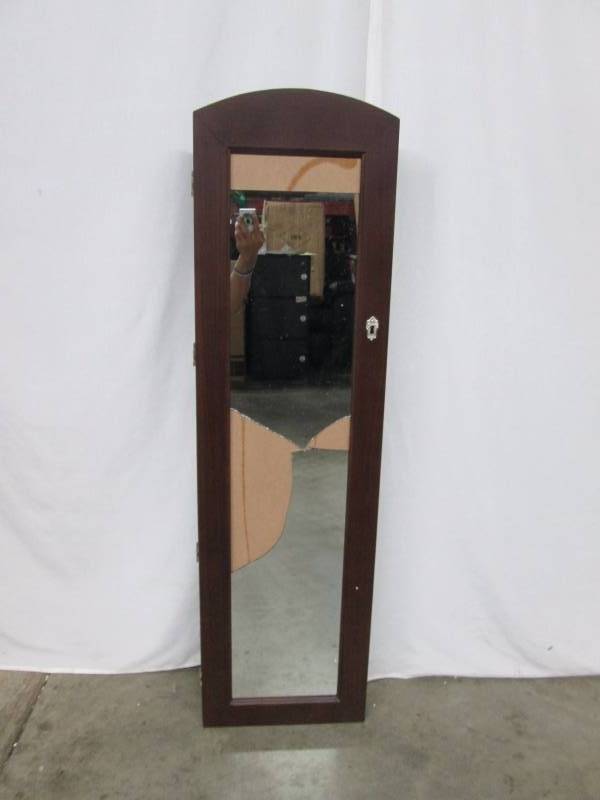 lot 84 image: Mirror with Jewelry Armoire