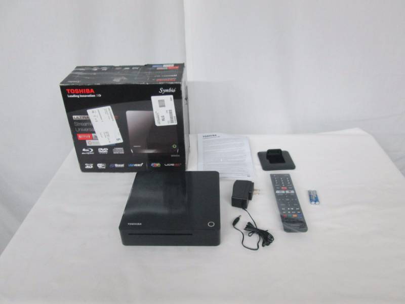 lot 53 image: Toshiba Symbio Internet-Connectable Blu-Ray Player