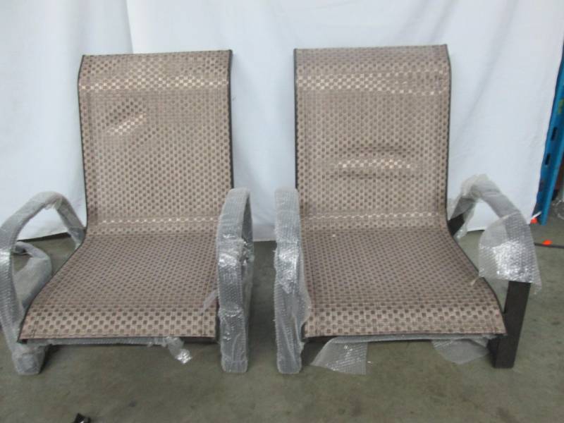 lot 46 image: Alcove Savannah Swivel Chairs - Set of 2