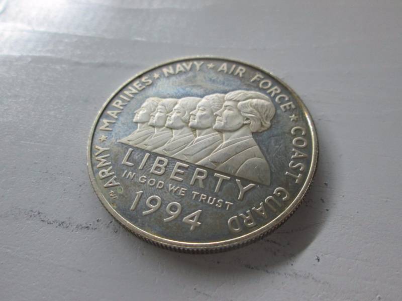 lot 60 image: Women In The Military Commemorative $1.00 Coin