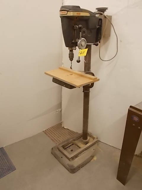 lot 211 image: Craftsman 15 Drill Press, 12 hp, ...