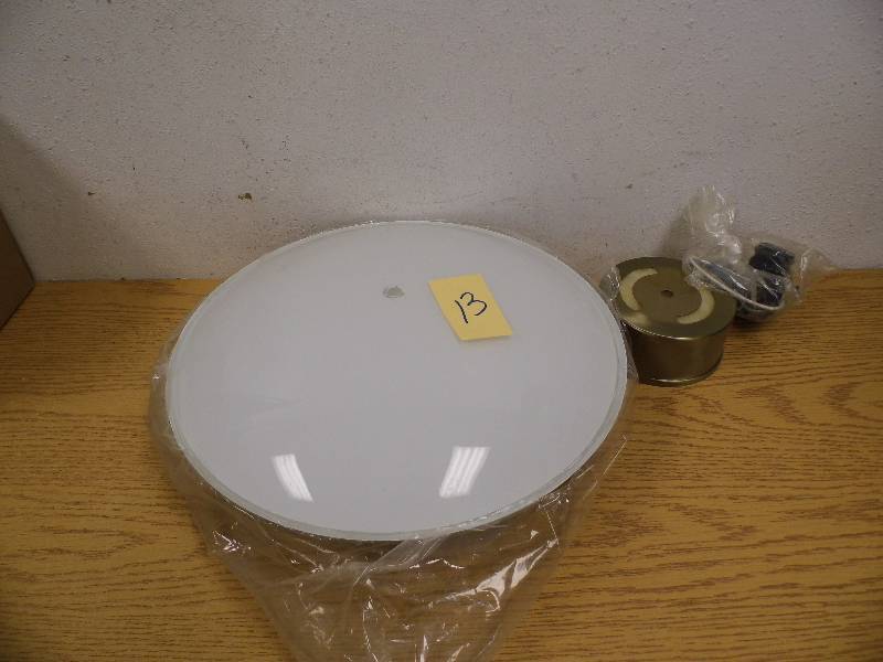 lot 13 image: New Ceiling Light Fixture