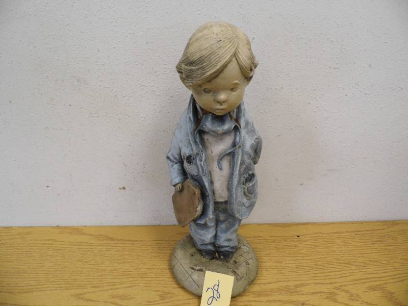 lot 28 image: Concrete Doctor Statue
