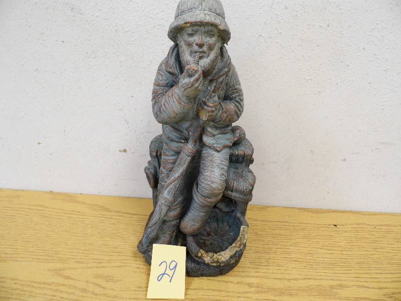 lot 29 image: Concrete Old Man by the Sea Statue