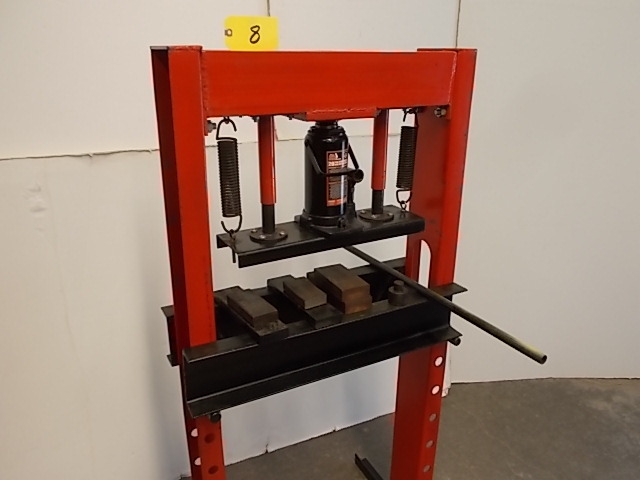 lot 8 image: 20 Ton H-Frame Press with Accessori...