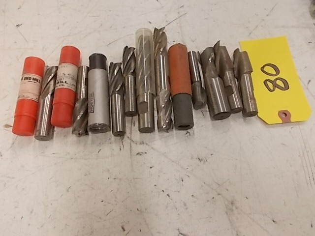 lot 80 image: Asstd End Mills...