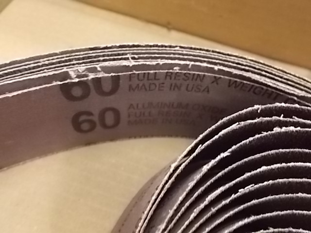 lot 89 image: (10) 2 x 48 60 Grit Aluminum Oxid...