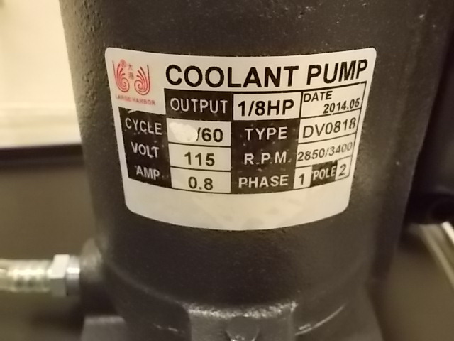 lot 15 image: 10 Gallon Coolant Tank with Recircu...