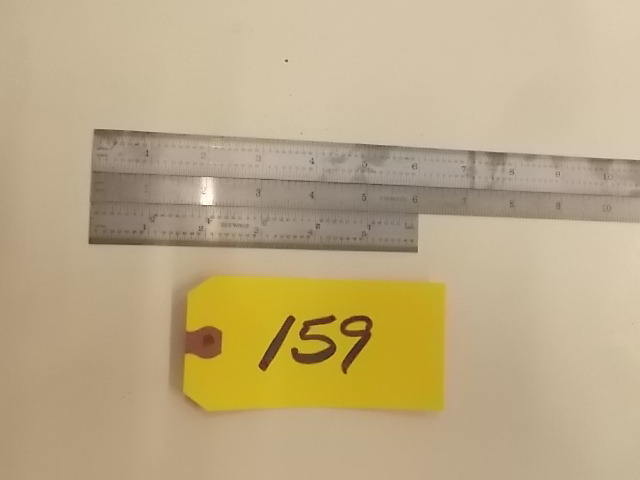 lot 159 image: (3) Steel Ruler Scales, New