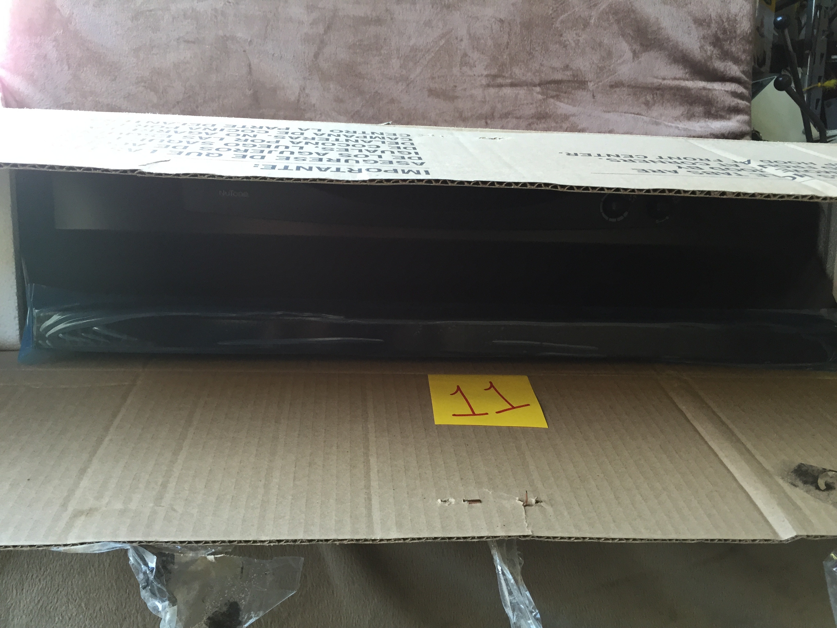 lot 11 image: Nutone ACS Series 30 in. Convertible Range Hood in Black