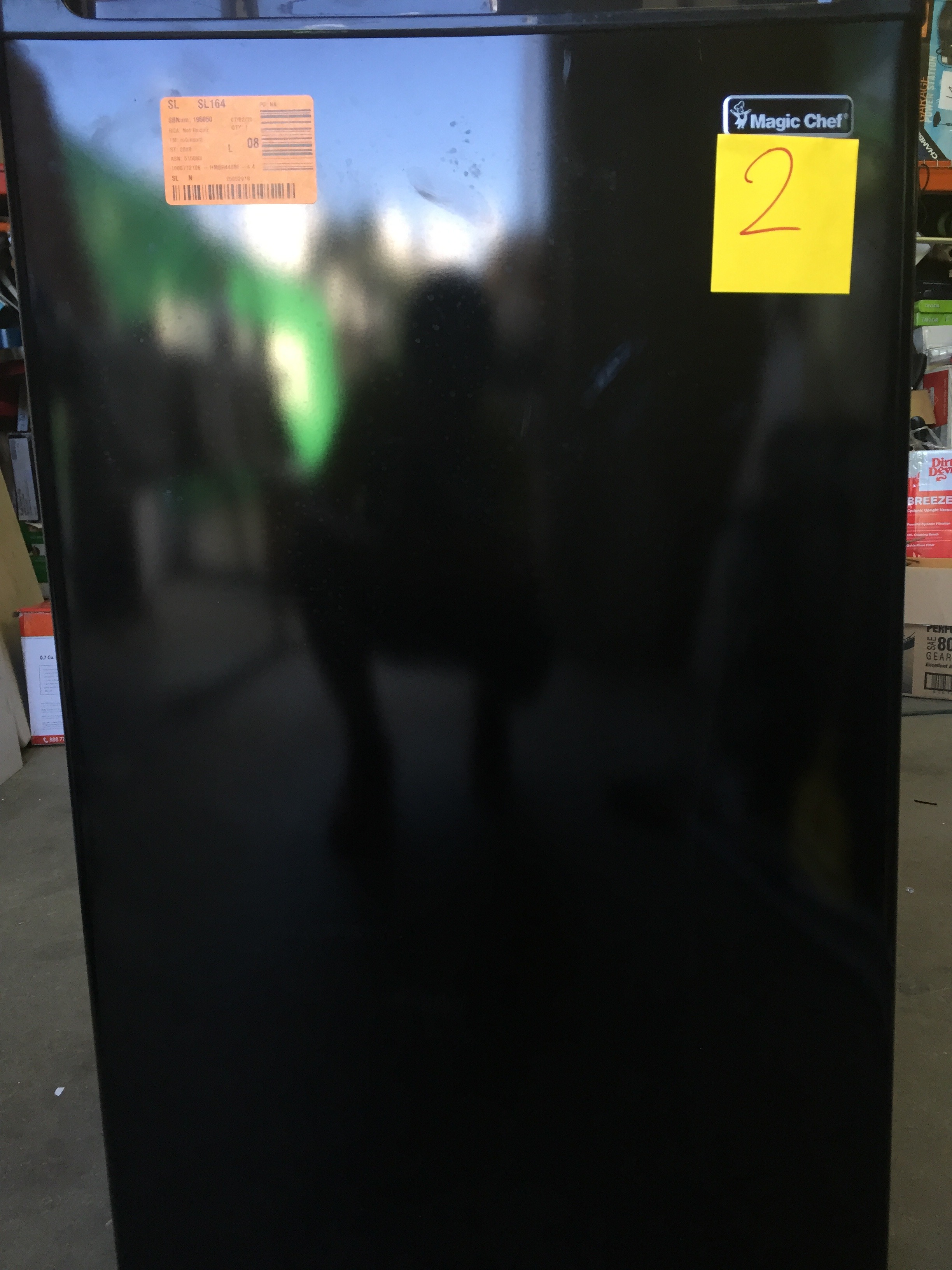 lot 2 image: Magic Chef 4.4 cu. ft. Mini Refrigerator in Black