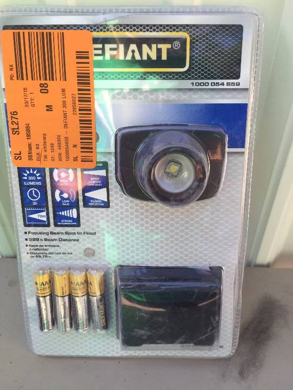 Defiant 300 Lumen Headlamp